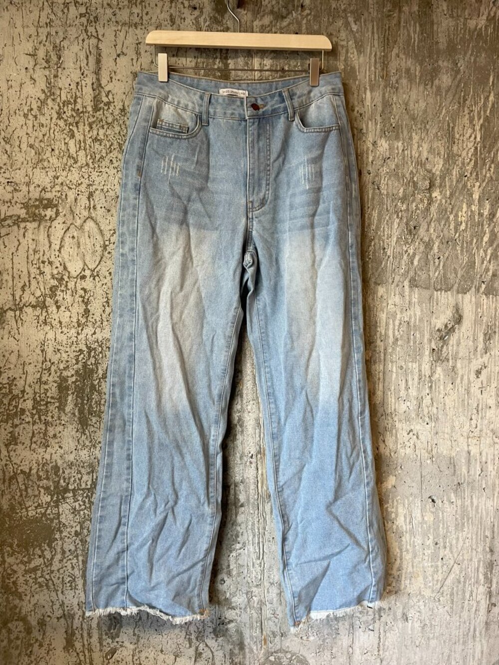 MISS SPARKLING Women's High Rise Straight Leg Jeans Size XL